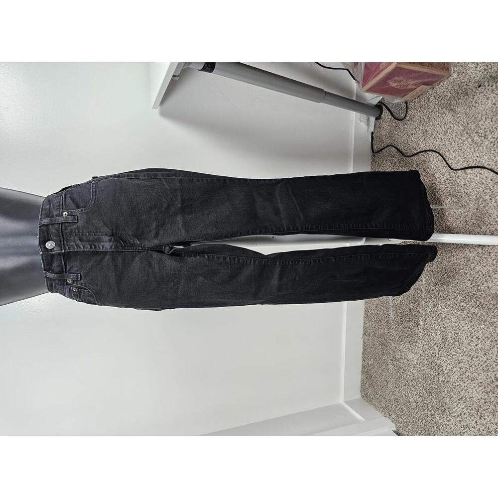 Levi's Black High-Waisted Flare Leg Jeans